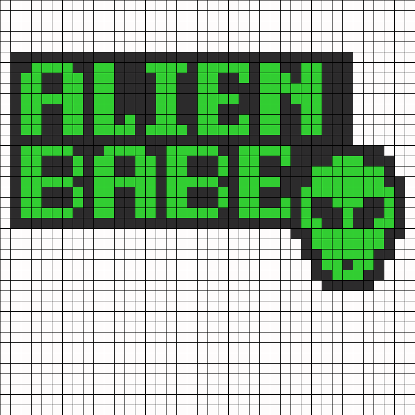 Alien Babe Perler