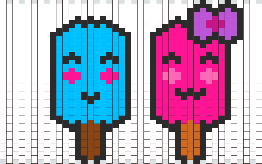 Cute Popsicles Boy And Girl