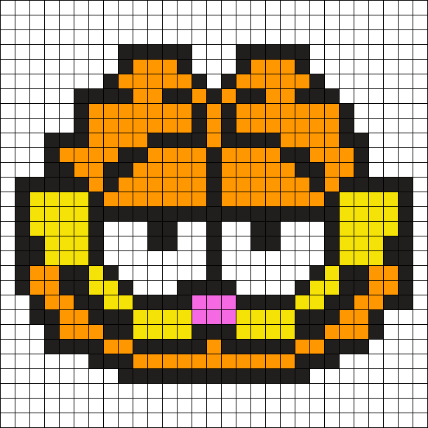 Garfield Face - Big Square 29 X 29