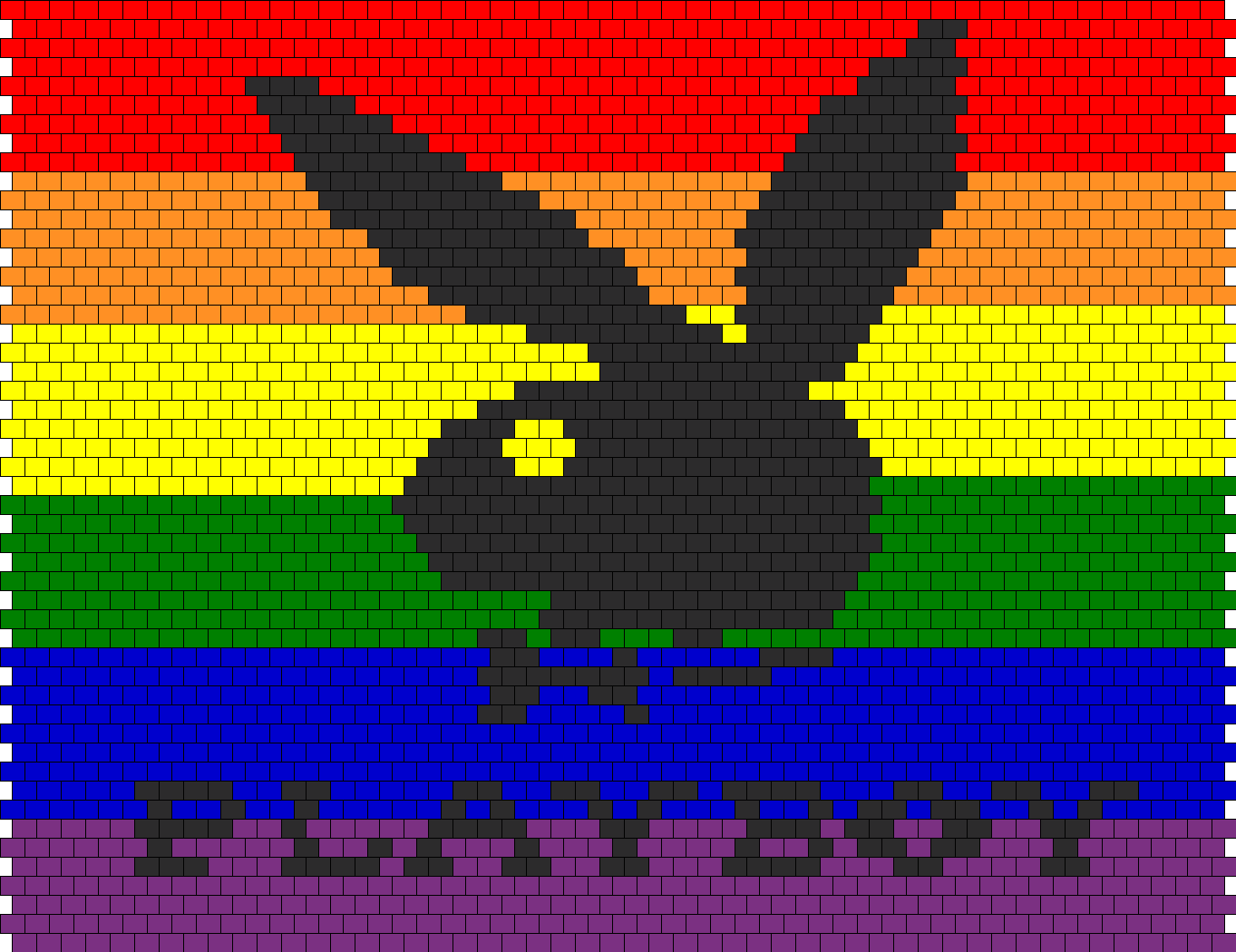 Rainbow Playboy Bunny