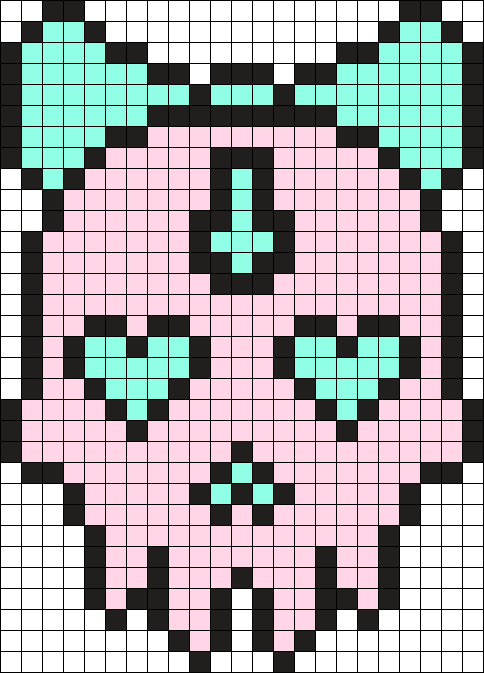 Pastel Goth Skull With Bow