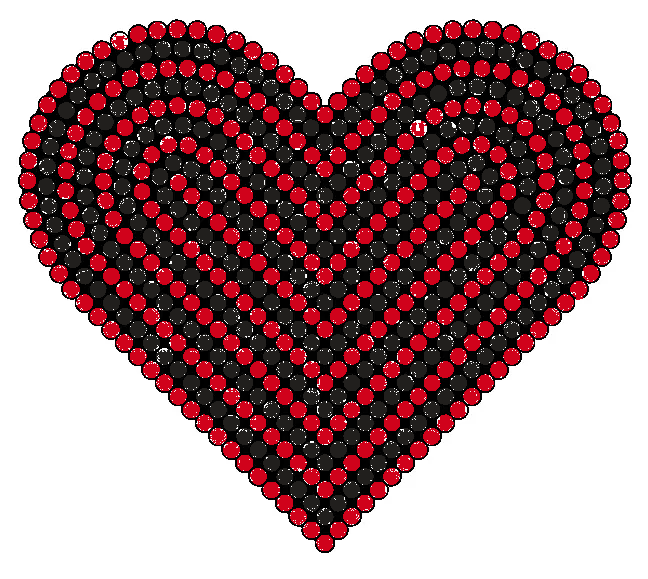 Black And Red Heart (big)