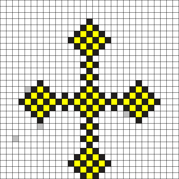 black_and_yellow_cross