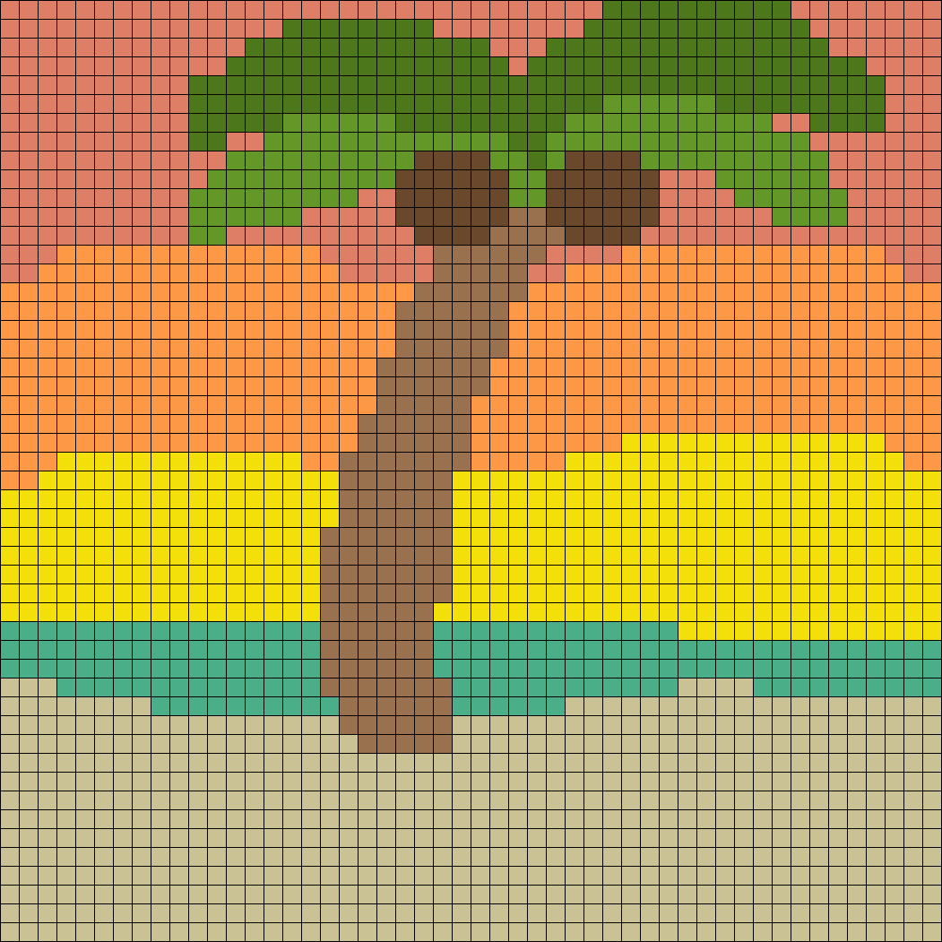 Palm Tree On A Beach