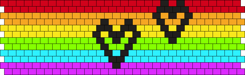 gay flag with hearts