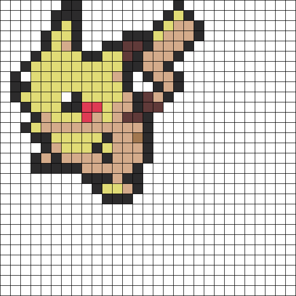 8 Bit Yellow Version Pikachu