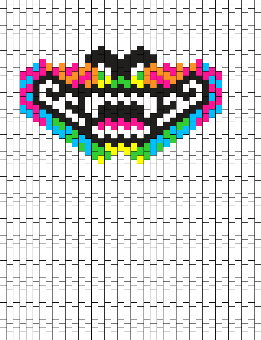 Rainbow Fox Mask