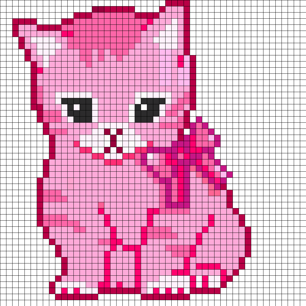 Pink Pixel Kitten