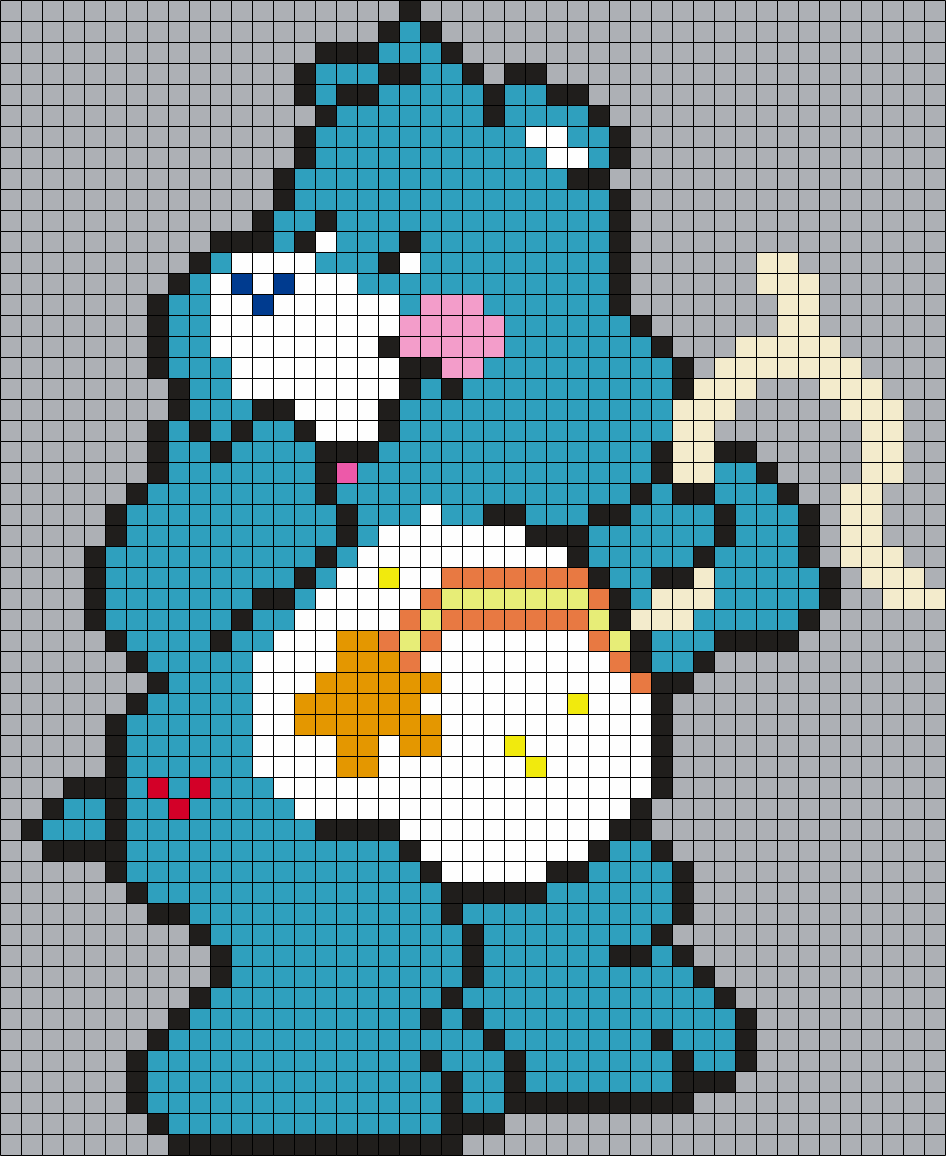 Wish Bear From The Care Bears Sq