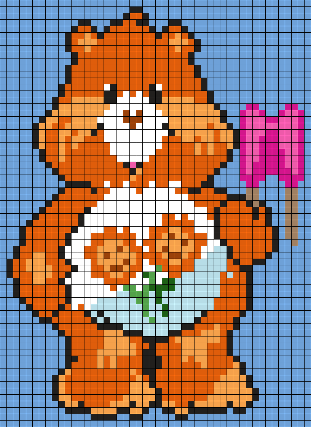 Friend Bear From The Care Bears (Square)
