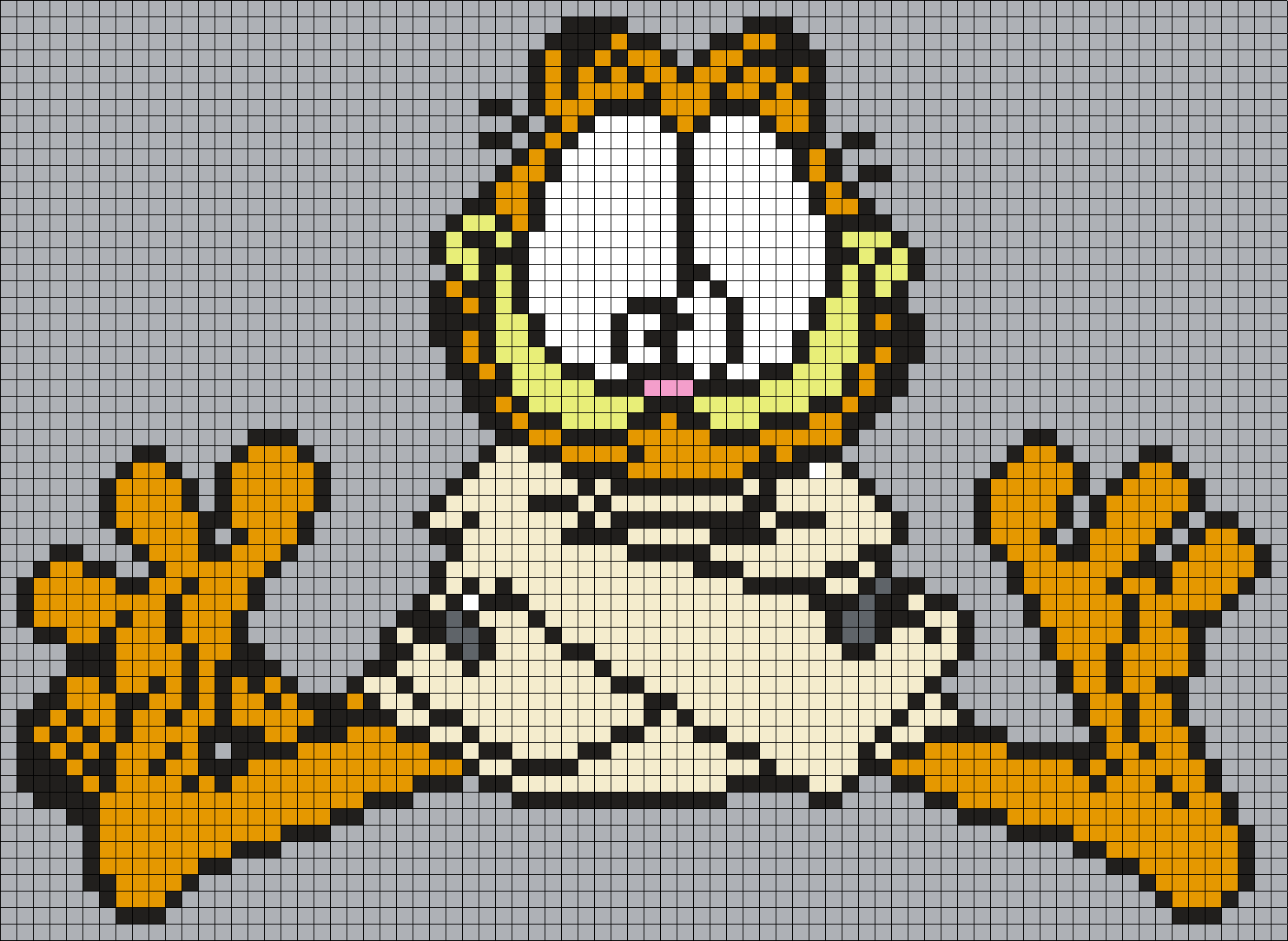 Garfield In A Straight Jacket (Square)