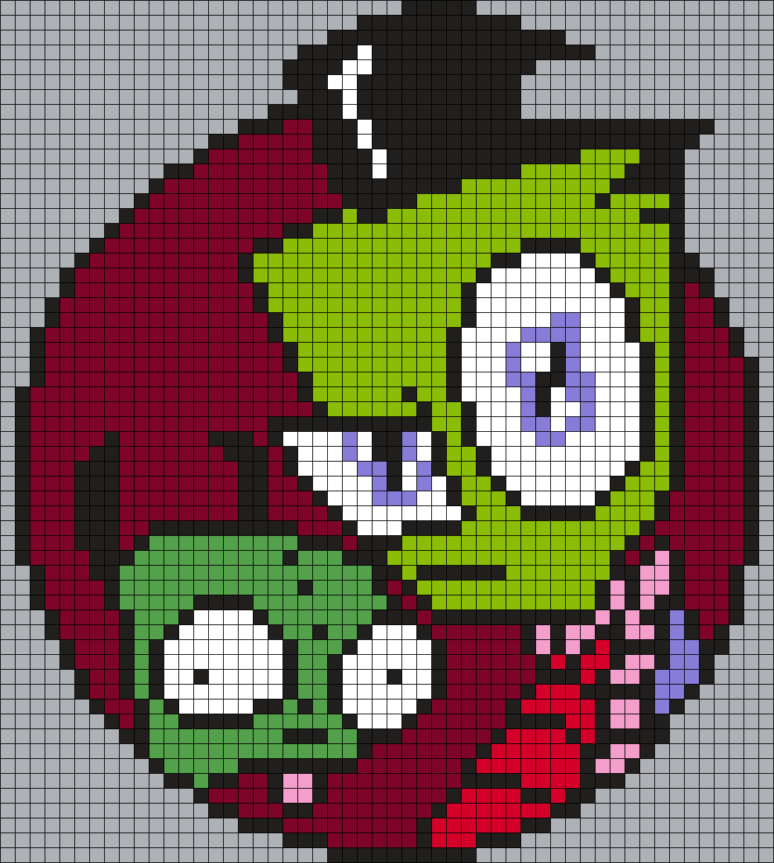Gir And Zim From Invader Zim