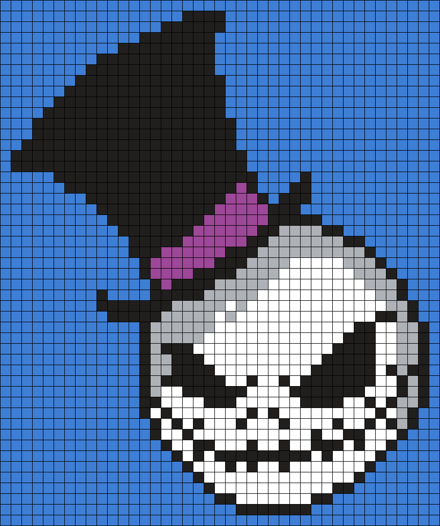 Jack In A Top Hat (The Nightmare Before Christmas) Square
