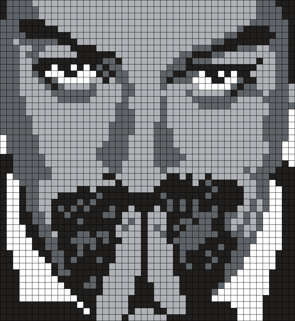 Tim Curry In Black And White (Square)