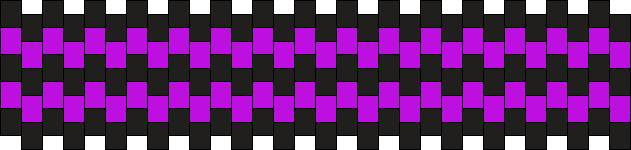 Purple & black zigzag