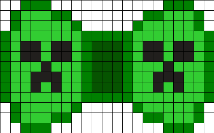 Minecraft Creeper Bow