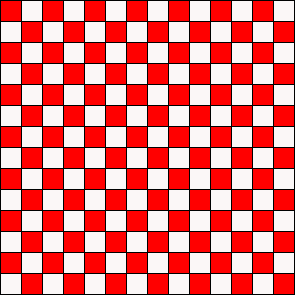 red and white checkers