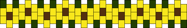 Sunflower cuff (30 × 3)