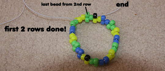 How to Make Jewelry: Horizontal Stripe Kandi Cuff Bracelet 