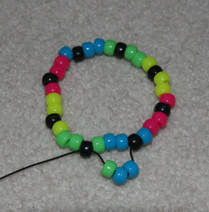 Custom Kandi Bracelet One -   Diy kandi bracelets, Kandi bracelets,  Kandi