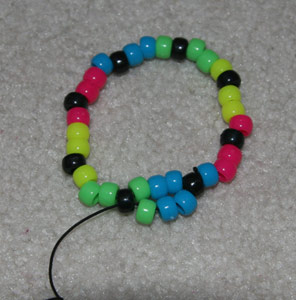 Custom Kandi Bracelet One -   Diy kandi bracelets, Kandi bracelets,  Kandi