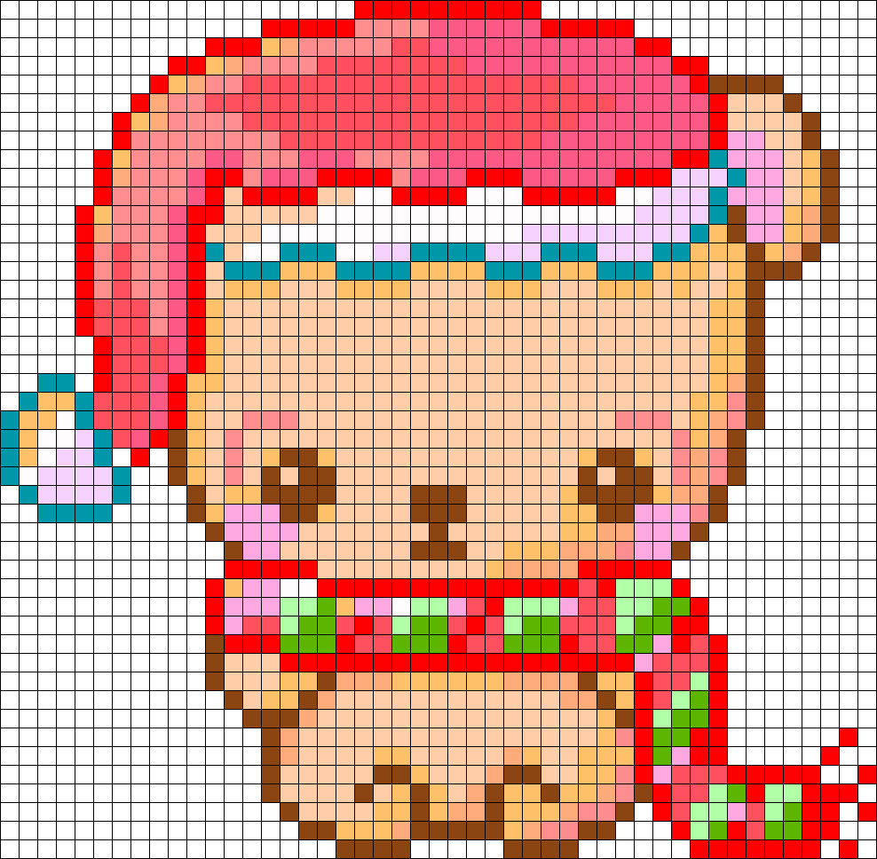 christmas-bear-perler-bead-pattern-bead-sprites-holidays-fuse-bead