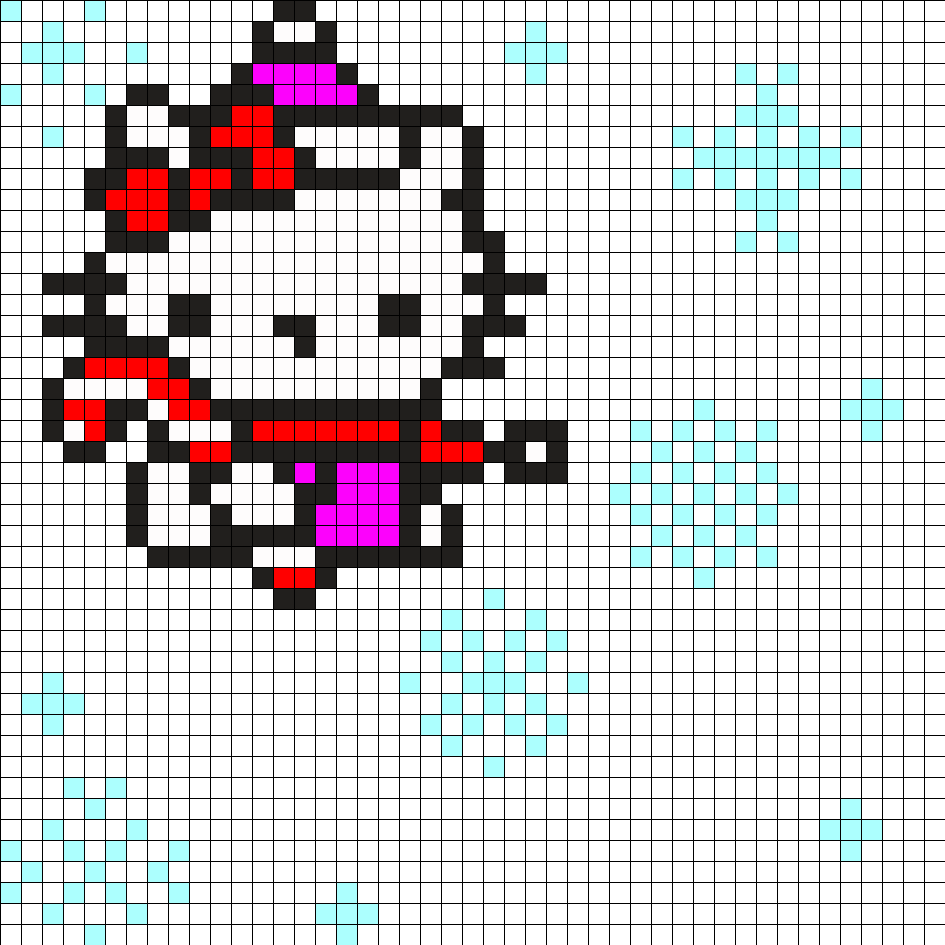 Hello Kitty In Winter
