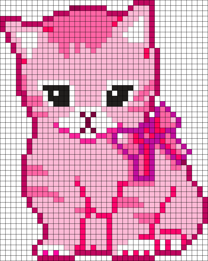 Pink Pixel Kitten