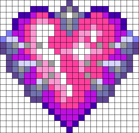 Pink Heart Pendant !! / Pearler