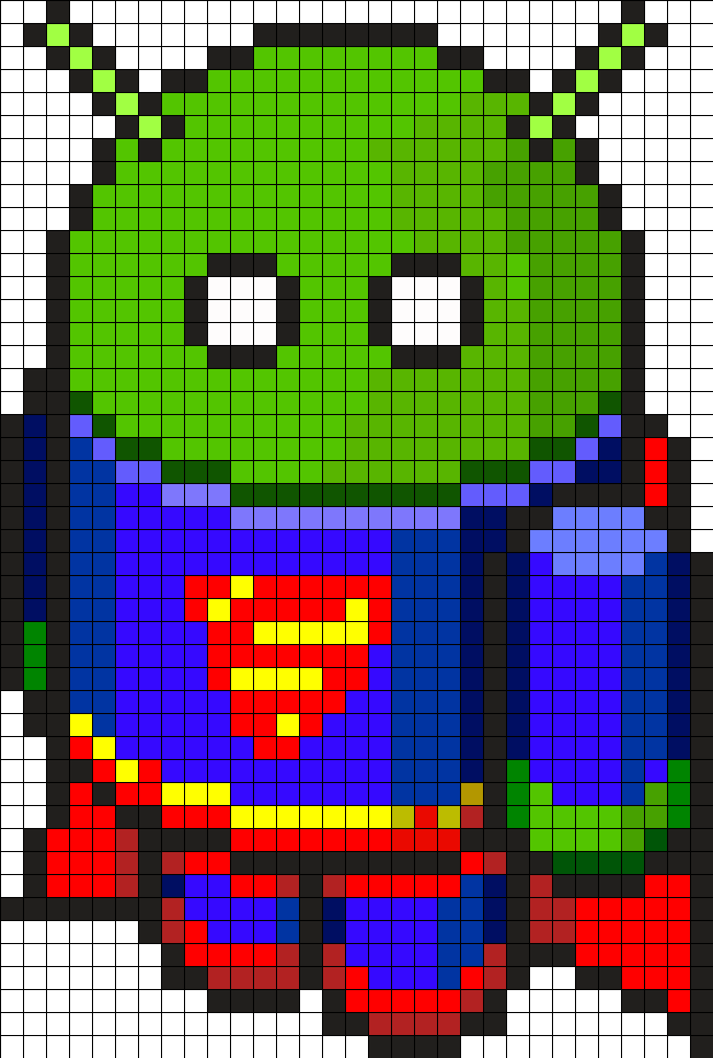 Bugdroid Superman