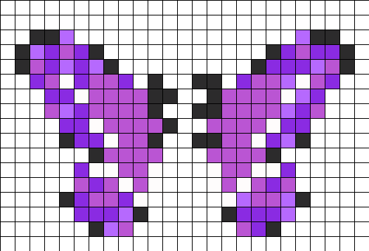 3D Purple Butterfly