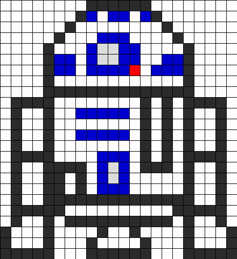 R2 D2 Perler