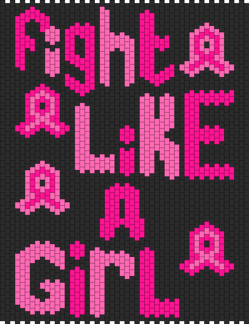 Fight Like A Girl Breast Cancer Bag Panel