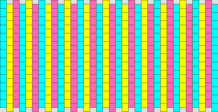 Blue Yellow And Pink Pattern