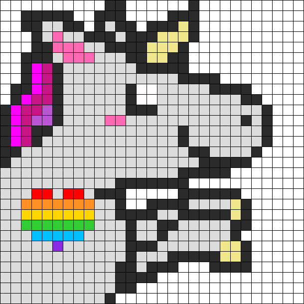 Rainbow Heart Unicorn