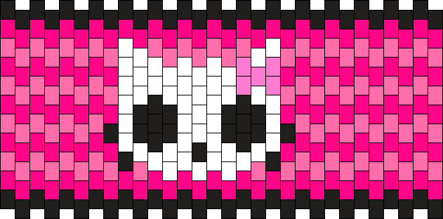 Pink/black Scene Pattern