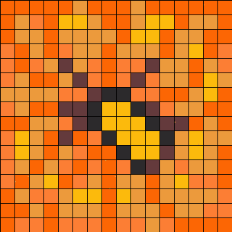 Pumpkin Minecraft Top Pattern