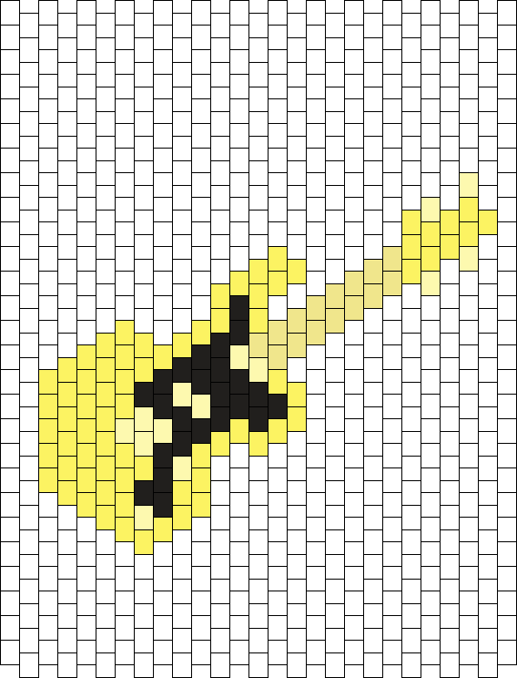Yellow guitar charm