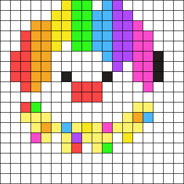 Rainbow clown