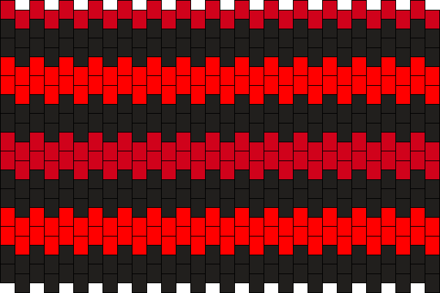 Black And Red Purse Panel