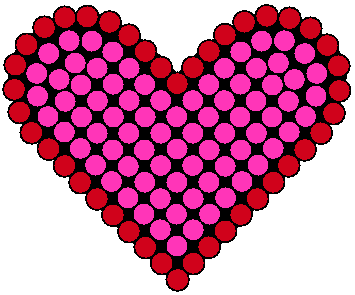 Red and Pink Heart 1