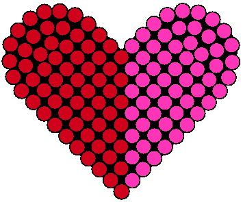 Red and Pink Heart 2