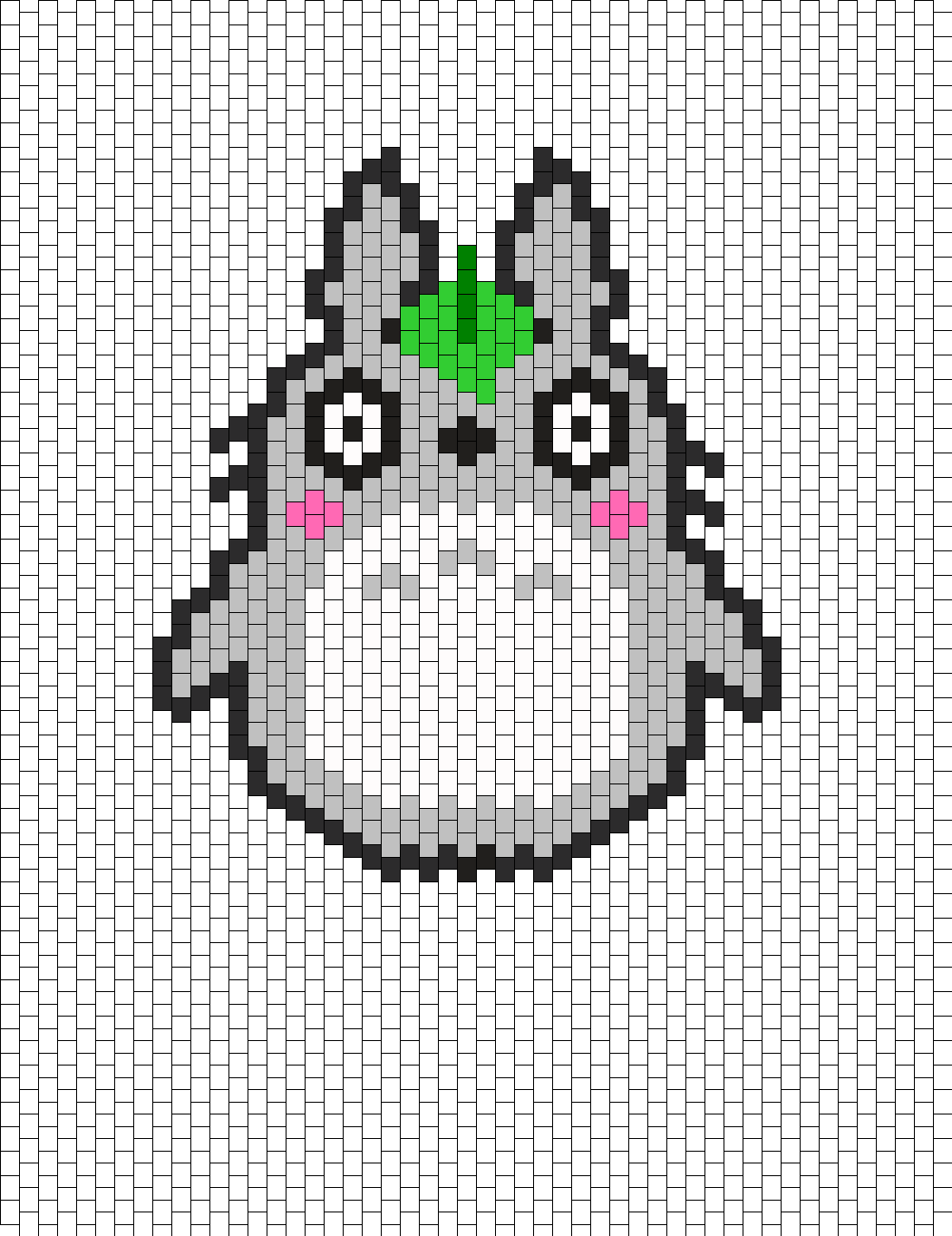 Totoro With Leaf