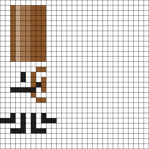 Roblox brown marker(easy)