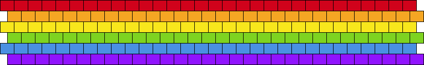 basic rainbow cuff