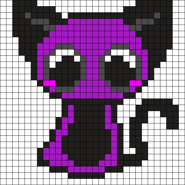 Funny Purple Cat