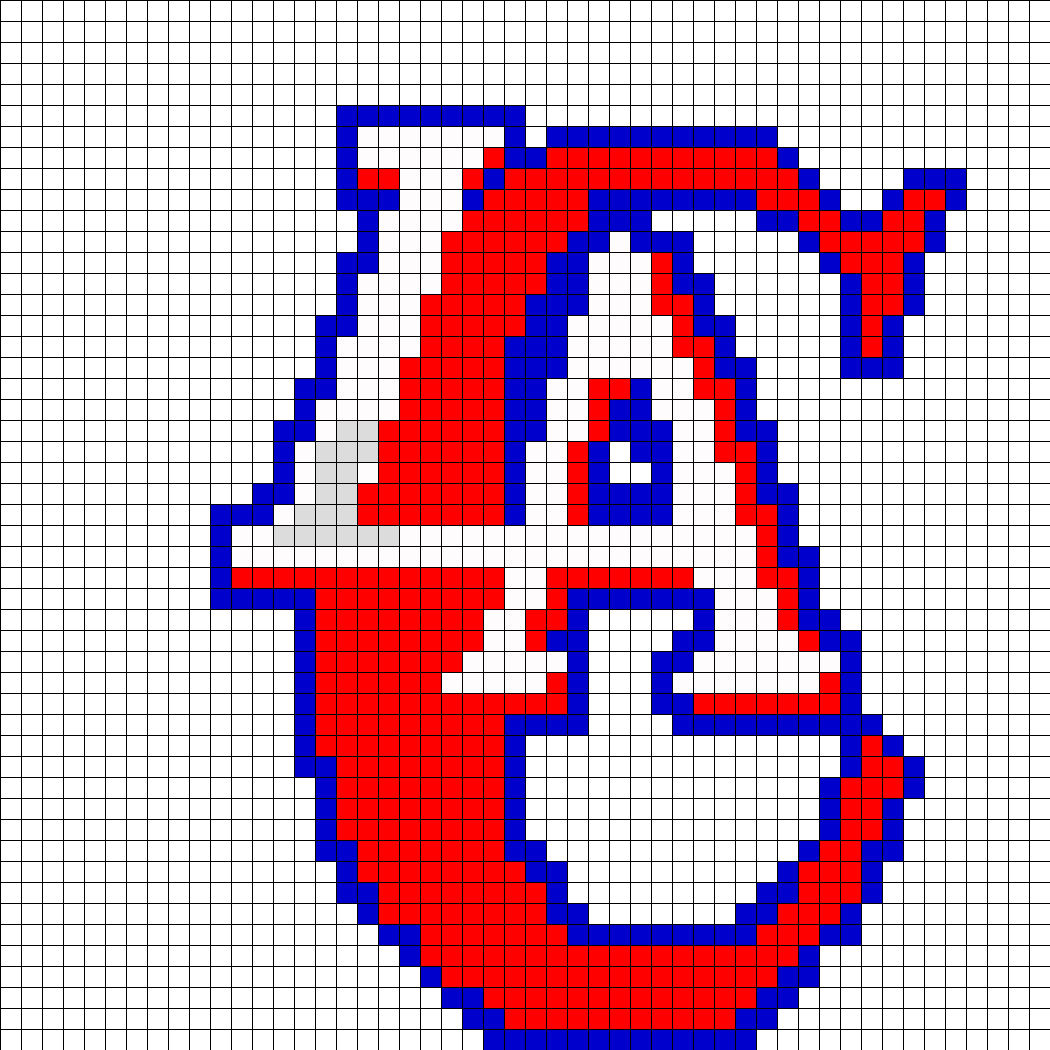 LA Clippers Logo Perler
