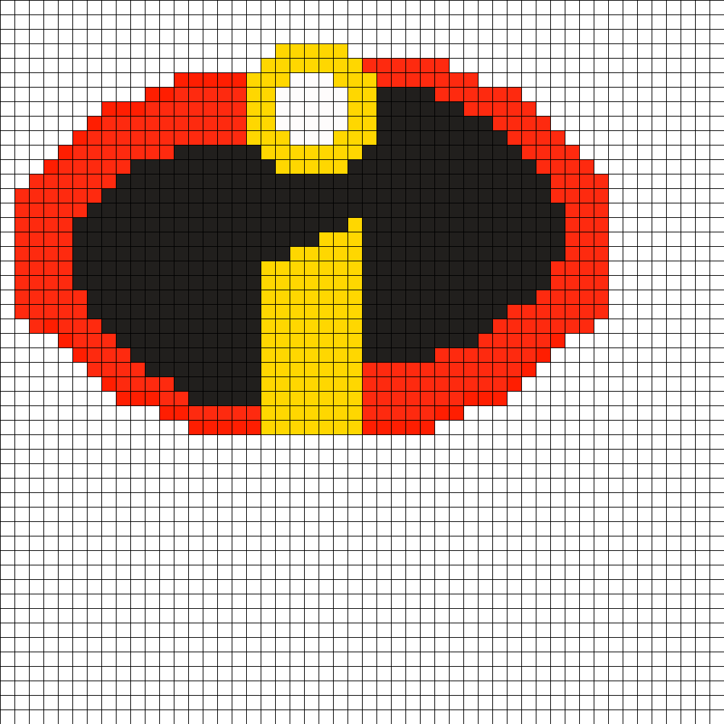 The Incredibles Logo Perler