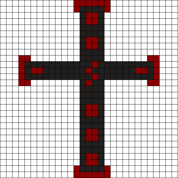Vampire Blood Jewel Cross