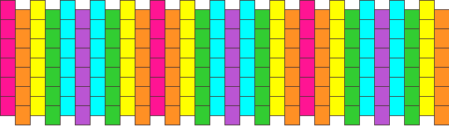 Strips Of Rainbow Cuff